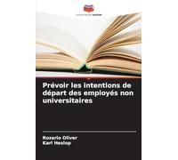 Prévoir les intentions de départ des employés non universitaires