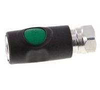 Prevost - Giunto di sicurezza pneumatico, con bottone automatico, giunto di sicurezza NW 7,4, testa della frizione da officina, funzione di sicurezza posizionabile (3/8" IG)