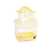 Prevue Hendryx SP1720-1 - Gabbia per pappagallini, Colore: Giallo e Bianco