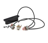 PreWired Chitarra Pickup Circuito Cablaggio Sostituzione Elettrico Cablaggio Con Controllo Volumi Singola Bobina Elettrica