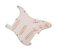 Prewired-Loaded Pickguard SSS 3 Ply Fit For Fender Strat Yellow