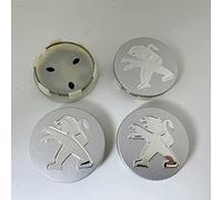 PREWIZ 4 Tappi Coprimozzo Compatibili per Peugeot 206 308 307 207 208 3008 407 508 2008 60MM, Coprimozzi Coprimozzo Coprimozzo Ruota Centrale Ruota Auto Impermeabile Emblema Decorativo per Auto,A