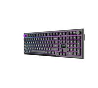 PREYON Tastiera da Gaming Wireless Meccanica per PC Mechanical Keyboard Computer con Filo USB Gamer 100% RGB Layout Qwerty Silenziosa Full Size Anti-Ghosting 800h Switch Tattili - Silent Claw