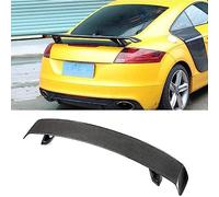 PREZ Spoiler Posteriore per Auto per Audi TT MK2 8J TTS 2008-2011, Fibra di Carbonio Alettone Tetto Posteriore Ala Spoiler per Cofano Bagagliaio Modifica Parti
