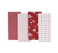 Preziosa Home Set 4 Pz Strofinacci Sommaruga Natale Ass. Natale 45 x 65 Cm Multicolor Cotone