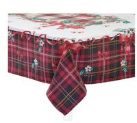 Preziosa Home Tovaglia Raso Natale Ass. 140 x 180 Cm Poliestere Multicolor 1 Pz