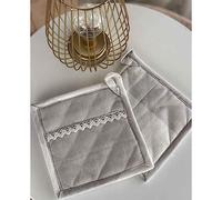 Preziosa Presine Linea Queen Set 2 Pezzi Home - Grigio