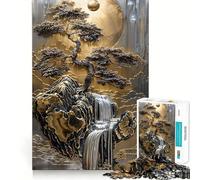 Prezioso albero bonsai, sogno per adulti, puzzle da 1000 pezzi, puro gioco di logica, momento di pace, taglio netto, regalo sentito 50x75cm