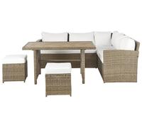 Prezioso salotto da giardino in rattan