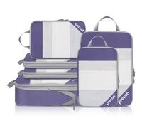 Prezon 8 set/6 set/4 set cubi di imballaggio a compressione per viaggi per le vacanze leggero per le vacanze di viaggio accessori per l'organizzatore