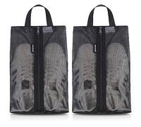Prezon Borsa per Scarpe da Viaggio, in rete TPU impermeabile, robusta chiusura lampo YKK, resistente allo sporco, organizer per scarpe con cerniera per il viaggio o la conservazione a casa