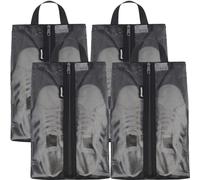 Prezon Borsa per Scarpe da Viaggio, in rete TPU impermeabile, robusta chiusura lampo YKK, resistente allo sporco, organizer per scarpe con cerniera per il viaggio o la conservazione a casa