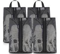 Prezon Borsa per Scarpe da Viaggio, in rete TPU impermeabile, robusta chiusura lampo YKK, resistente allo sporco, organizer per scarpe con cerniera per il viaggio o la conservazione a casa