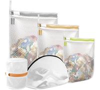 Prezon Sacchetti per Biancheria, Sacchetti per Lavatrice, Borsa per la Biancheria in Rete Riutilizzabili e Durevoli per Camicette Delicate, Calze, Biancheria Intima, Reggiseni e Scarpe