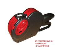 PREZZATRICE SMART 26X12 6 CIFRE KIT 1 LINEA - KIT 10 ROT-1 TAMPONE