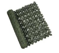Prezzo di foglie artificiali - pannelli verdi di siepi artificiali, rotolo reticolare con foglie false - schermi di privacy giardino recinzioni decorative - per la casa balcone ja