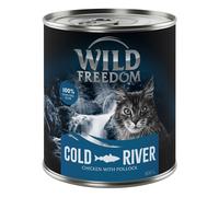 Prezzo speciale! 12 x 800 g Wild Freedom Adult Umido senza cereali - Cold River - Merluzzo & Pollo