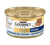 Prezzo speciale! 48 x 85 g Gourmet Gold - Mousse: Pesce dell'Oceano