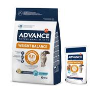 Prezzo speciale! 8 kg Advance Veterinary Diets Crocchette + 12 x 85 g Advance Veterinary Diets - 8 kg Weight Balance + 12 x 85 g Weight Balance