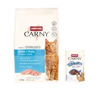 Prezzo speciale! animonda Crocchette per gatti + 50 g Carny Adult Meat Yummies gratis! - 1,75 kg Adult Sterilised Pollo + Tacchino + 50 g Yummies Pollo + Salmone