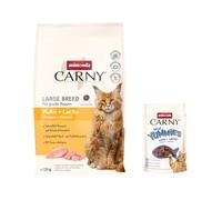 Prezzo speciale! animonda Crocchette per gatti + 50 g Carny Adult Meat Yummies gratis! - 1,75 kg Large Breed Pollo + Salmone + 50 g Yummies Pollo + Salmone