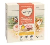 Prezzo speciale! Feringa Vitality Creamy Snack snack per gatti - Pollo (24 x 10 g)