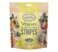 Prezzo speciale! Lukullus Vegan Garden Strisce 125 g Snack per cane - 125 g Mele, Carote & Albicocche