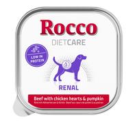 Prezzo specialet! Rocco Diet Care 10 x 150 g Umido per cani - Renal: manzo, cuori di pollo e zucca
