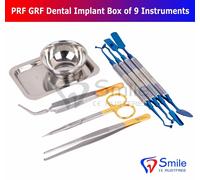 PRF & GRF Dental Implant 9 Strumenti Kit di Strumenti di Chirurgia Dentale Ch...