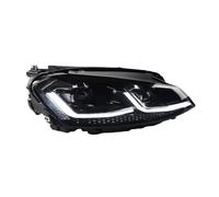 PRFGSGVBV 1 Coppia Per VW Per Golf 7 MK7 Vii 2012-2017 Car Styling Fari Faro LED DRL Segnale Dinamico Lente Accessori Gruppo Ottico Paraurti Anteriore(Silver All LED)