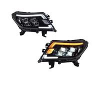 PRFGSGVBV 2 Pezzi Per Navara NP300 2014-2022 Fari A LED Per Auto Fendinebbia DRL Indicatori Di Direzione Del Freno Lampada Gruppo Ottico Paraurti Anteriore(For Halogen)