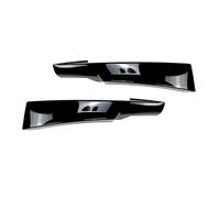 PRFGSGVBV Anteriore Splitter Paraurti per Serie 3 E90 E91 per LCI per M-Sport 2009-2012 Kit Protezione per Paraurti Anteriore Diffusore Spoiler Protezione Spoiler Frontali(Gloss Black Splitter)