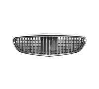 PRFGSGVBV Griglia Rene Anteriore per per W205 2015-2021 Plastica ABS Cromata Argento Griglia PARAurti Anteriore Griglia Labbro Sostituzione Griglia Paraurti Anteriore