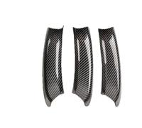 PRFGSGVBV Maniglia Interna per X3 per X4 per F25 per F26 2010-2017 ABS di Plastica LHD Car Interior Door Handle Pull Cover Maniglia Interna Macchina(Carbon Fiber-3pcs)