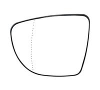 PRFGSGVBV Vetro Specchietto Laterale 1/2x per Clio IV 2012-2019 Vetro dello Specchio Riscaldato Sostituzione Diretta Vista Posteriore Sinistra Lato Destro 963654973L 963654973R Vetro Specchio(Left)