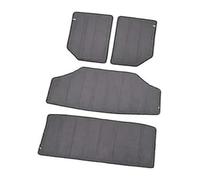 PRGPMSUNAD Tappetino antirumore per J&eep per Wrangler JK 2012-2017 Kit Isolamento Termico in Cotone per Tetto Auto(Black 4 Door Roof Grey)