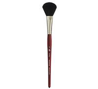 Princeton Velvetouch Artiste, Mixed-Media Brush for Acrylic, Watercolor & Oil, Series 3950 Oval Mop Luxury Synthetic, Size 3/4
