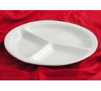 PRIAMI MULTISTORE SATURNIA Napoli Piatto Tris 30CM, Bianco, 6 Unita'