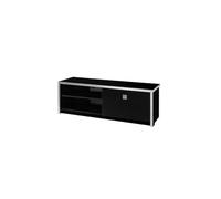 PRICE FACTORY just for you Mobile TV Design, 150 cm, colore nero lucido, finiture cromate, collezione Lione.
