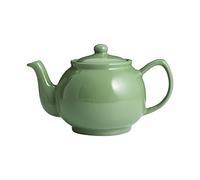 Price & Kensington - Teiera in gres porcellanato, 6 tazze, 1100 ml, colore: verde salvia