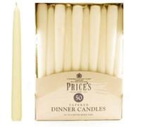 Price’s Candles - Candele lunghe, confezione da 50 pezzi, colore: Rosso Ivory