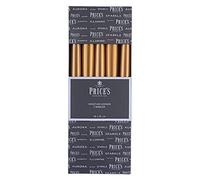 Prices Candele 25,4 cm Oro Metallizzato, 10 Pezzi, confezionati singolarmente