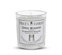 Price's Candles Freshair Candela in Vasetto Openwindow, Cera, Bianco, 7.5x7.5x8.5 cm