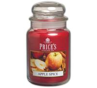 PRICE'S CANDLES - Apple Spice scented candle in large jar Candele 1 pieces unisex