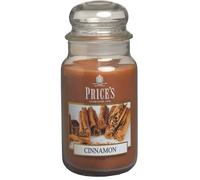 Price's Candles - Candela in Giara Grande Cinnamon - Durata Fino a 150 ore di Combustione