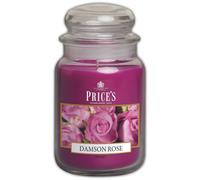 PRICE'S CANDLES - Damson Rose scented candle in large jar Candele 1 pieces unisex