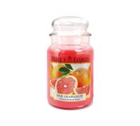 Price's Candles - Candela in Giara Grande Pink Grapefruit - Durata Fino a 150 ore di Combustione