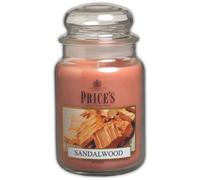 PRICE'S CANDLES - Sandalwood scented candle in large jar Candele 1 pieces unisex