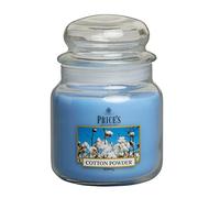 Price's Candles - Candela in Giara Media Cotton Powder - Durata Fino a 90 ore di Combustione