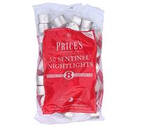 Price's Candles - Candele Tealight Bianche Non Profumati - 50 pezzi - Durata Fino a 8 ore di Combustione
